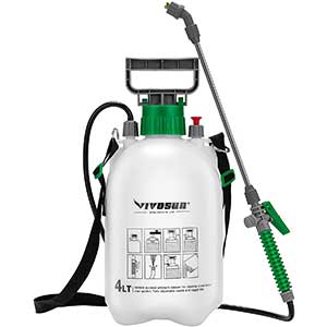 VIVOSUN 1 Gallon 4L Pressurized Pump Pressure Sprayer